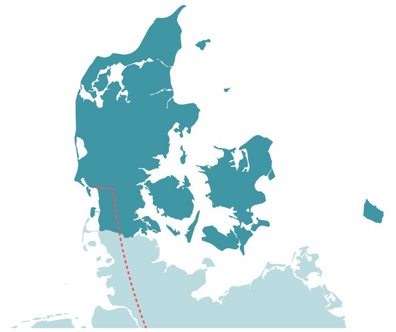 図18. 欧州の水素パイプラインに接続されたデンマークの水素パイプラインが、ドイツをはじめとする北欧諸国への水素輸出の道を切り開く。（出典：デンマークエネルギー庁）